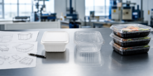 Custom food packaging development from concept sketches to finished containers